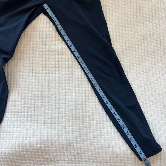 Alphalete Navy Women's High Waist Leggings Side Pockets 27" Inseam Size Small - Picture 10 of 10